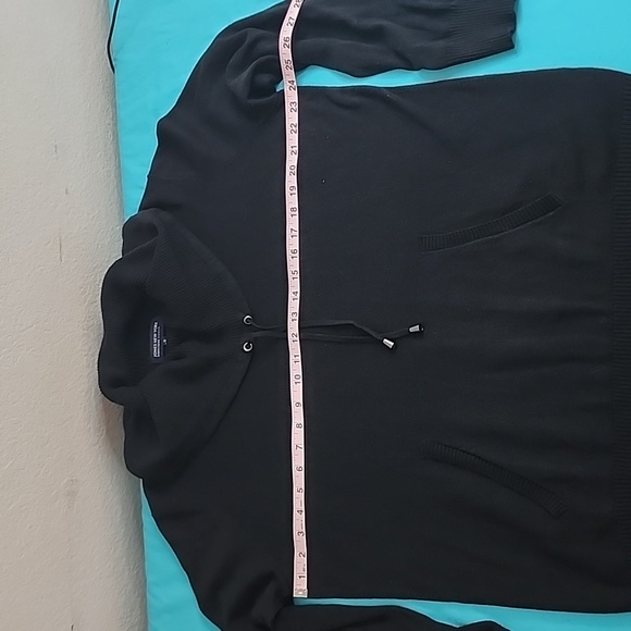 Jones New York Signature Cowel Neck Black Sweater - Picture 11 of 14